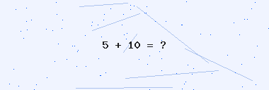 Rechenaufgabe als CAPTCHA
